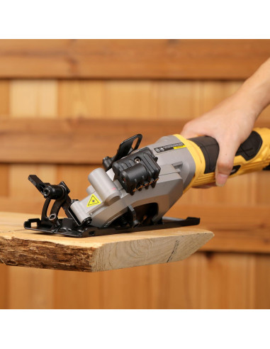 Sierra Circular Mini Inequalit 4 Amp 3500 RPM 114mm con Laser