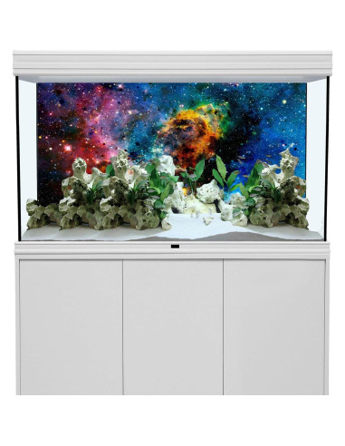 Fondo de Acuario AWERT 76x46 cm Universo Cósmico