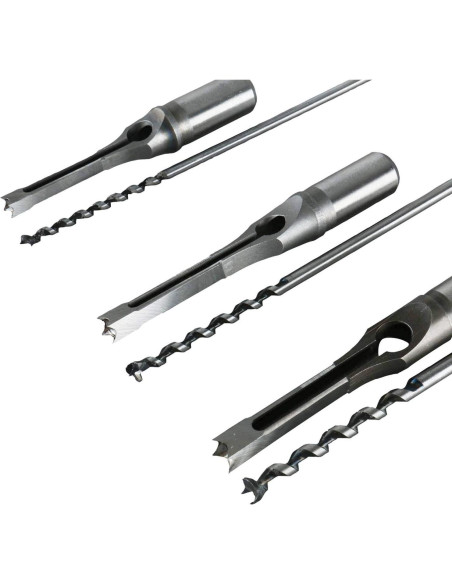 Juego de Brocas de Cincel de Mortaja Dele HSS 6 Piezas