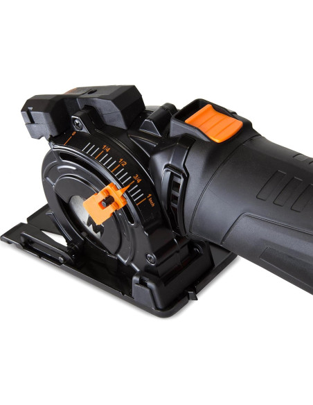 Sierra Circular Compacta WEN 4.2A 85mm con Estuche y Cuchillas