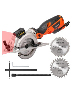 Sierra Circular Eléctrica Yunirvana 5.8A 3500 RPM con Guía Láser