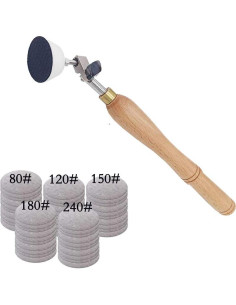 Bowl Sander QINHAN, Herramienta de Lijado con 50 Discos 2