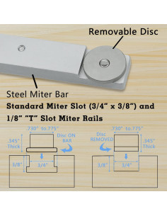 Medidor de Inglete de Precisión Kingson 1.02kg 27 Paradas 2