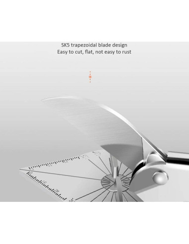 Cortador de Tijeras Ajustables Zeromall 220mm 45-135 Grados