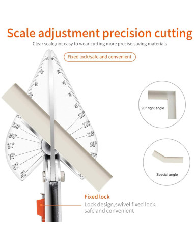 Cortador de Tijeras Ajustables Zeromall 220mm 45-135 Grados