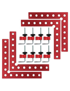ATOLS Cuadrados de Posicionamiento 90 14x14cm Aluminio 4 Pzas