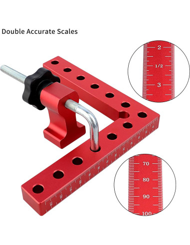 ATOLS Cuadrados de Posicionamiento 90 14x14cm Aluminio 4 Pzas
