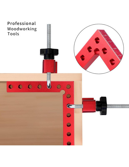 ATOLS Cuadrados de Posicionamiento 90 14x14cm Aluminio 4 Pzas