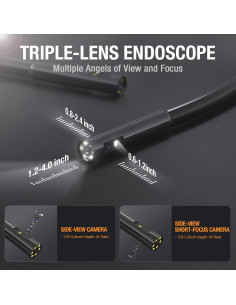 Sonda de Lente Triple Teslong 5.03M para MS450 2