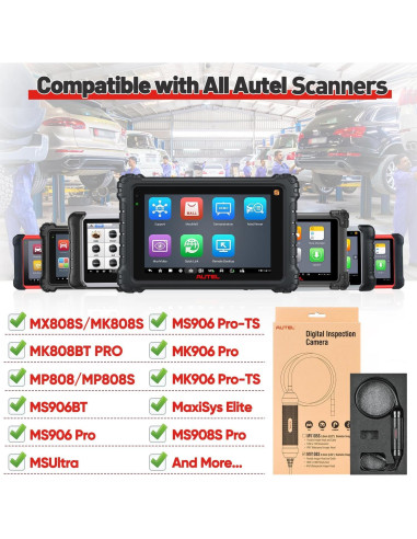 Cámara de Inspección Autel MaxiVideo MV108S 8.5mm LED