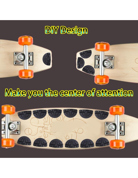 Placa de Chispas para Skateboard Qryxalith H-01 - Aluminio Negro