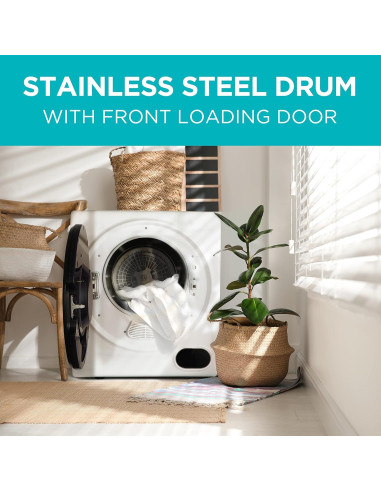 Secadora Compacta BLACK+DECKER BCED15 2.5 kg 850W Blanca