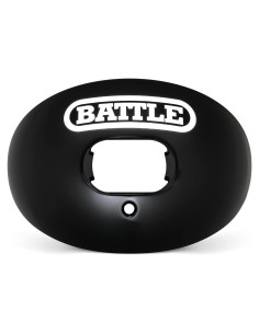 Protector Bucal de Fútbol Battle Sports Chrome Oxygen - Cromo Negro