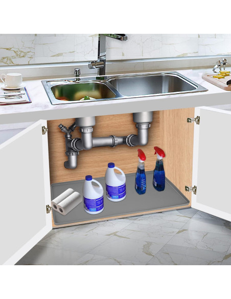 Alfombrilla impermeable BEESVO para fregadero 55.88 x 48.26 cm