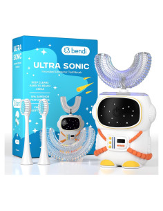Cepillo de dientes eléctrico Bendi 360 U para niños 2-7 años