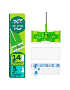 Kit de limpieza Swiffer Sweeper 2 en 1 multi-superficie 20 piezas