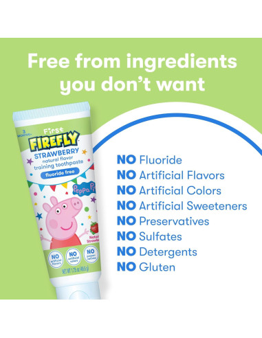 Kit de Entrenamiento Peppa Pig Firefly - Cepillo y Pasta de Dientes