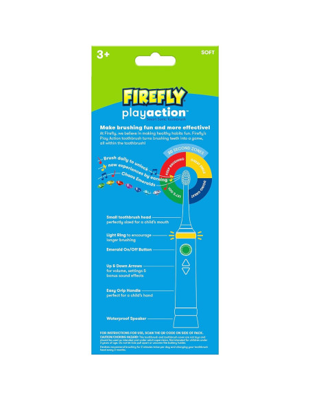 Cepillo de Dientes Interactivo Firefly Sonic 3+ con Música