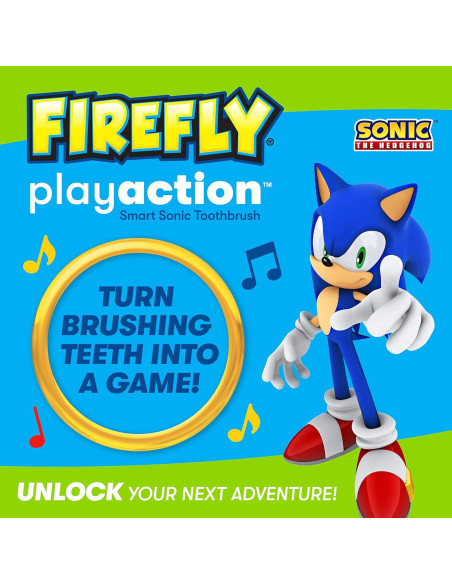 Cepillo de Dientes Interactivo Firefly Sonic 3+ con Música