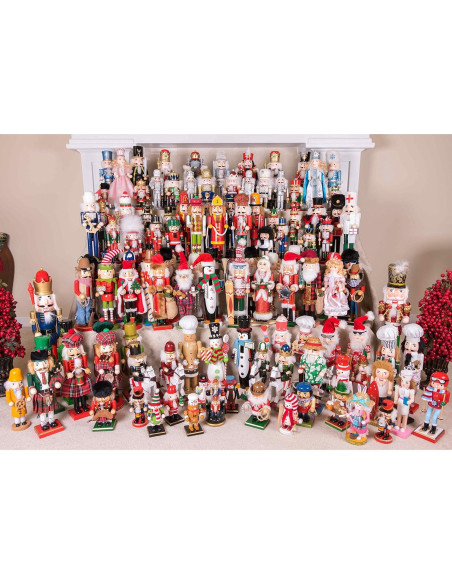 Cascanueces de Madera Rey Azul 30.48 cm Clever Creations