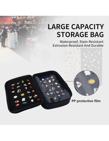 Bolsa de exhibición de pines Oeun fan 12 páginas Oxford