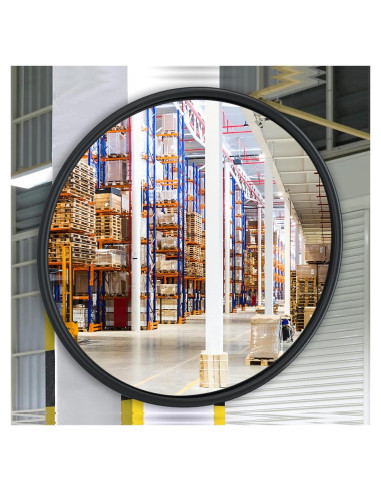 Espejo Convexo de Seguridad Reliancer 45 cm Irrompible Ajustable