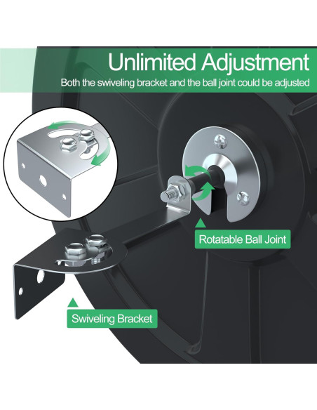 Espejo Convexo de Seguridad Reliancer 45 cm Irrompible Ajustable