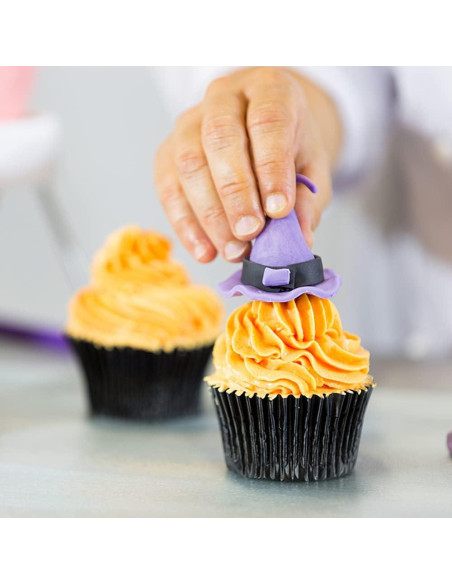 Forros de Cupcake GOLF 500 Unidades Foil Negro Estándar