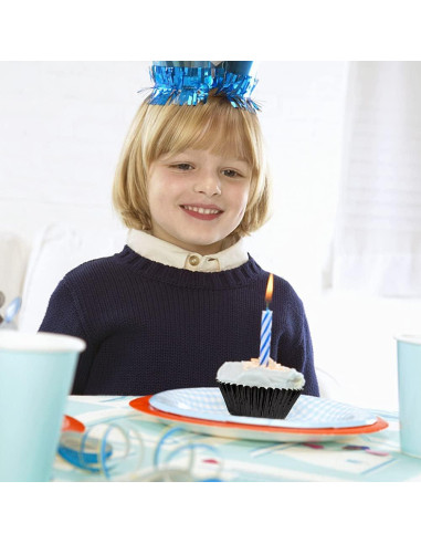 Forros de Cupcake GOLF 500 Unidades Foil Negro Estándar
