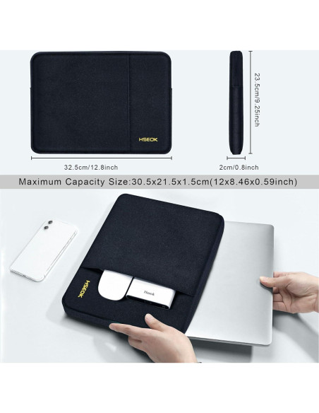Funda para Laptop Hseok 11.6" Impermeable Compatible MacBook