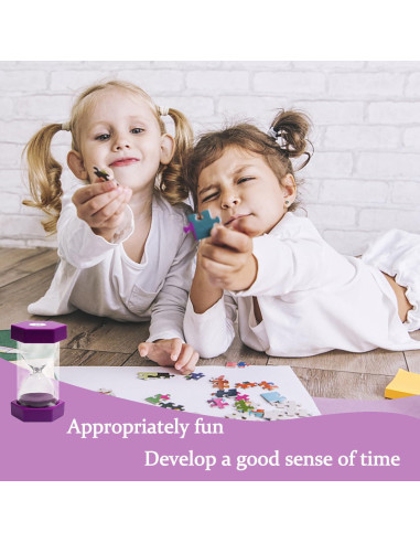 Temporizador de Arena 30 Minutos SANDTIMER Color Púrpura