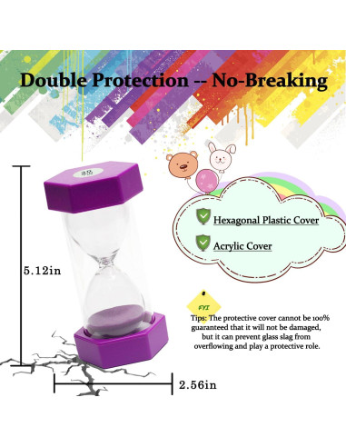 Temporizador de Arena 30 Minutos SANDTIMER Color Púrpura