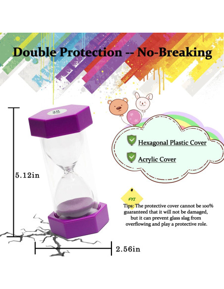 Temporizador de Arena 30 Minutos SANDTIMER Color Púrpura