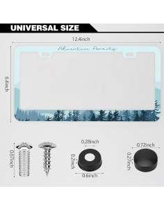 Marcos de Placa de Licencia LRZJYDMB Aventura Espera - 2 Piezas 2