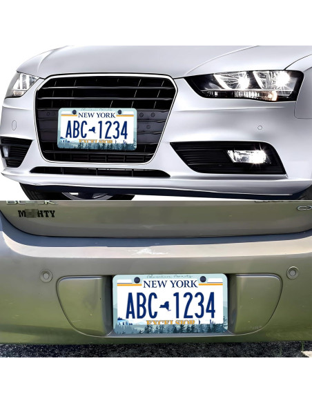 Marcos de Placa de Licencia LRZJYDMB Aventura Espera - 2 Piezas