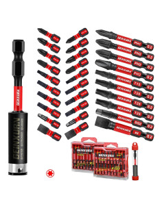 Juego de 31 Piezas de Puntas de Destornillador GEINXURN