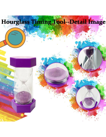 Temporizador de Arena 30 Minutos SANDTIMER Color Púrpura