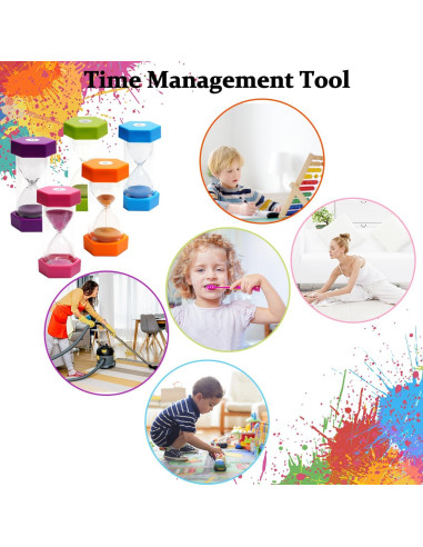 Temporizador de Arena 30 Minutos SANDTIMER Color Púrpura