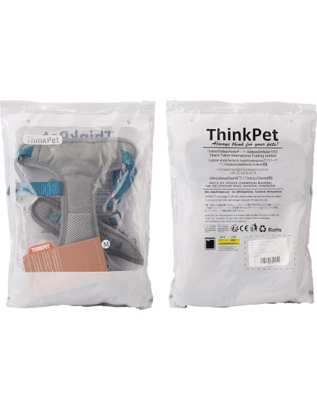 ThinkPet Arnés Deportivo Transpirable con Asa para Perros Pequeños
