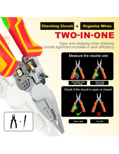 Herramienta Desforradora 6 en 1 XUZHOU - Corta, Pela y Prueba 2