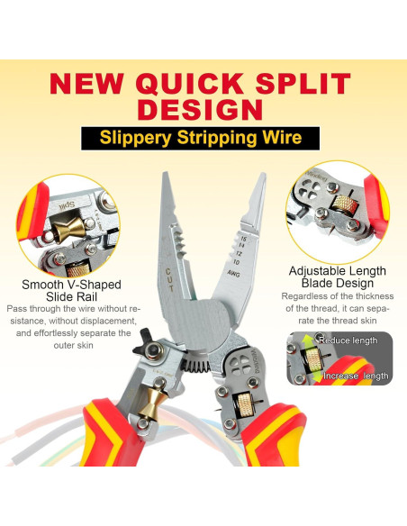 Herramienta Desforradora 6 en 1 XUZHOU - Corta, Pela y Prueba