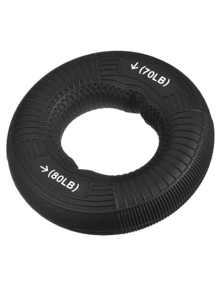 Fortalecedor de Agarre uxcell 70-80 Lbs Silicona Negro