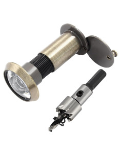 Mirilla de Puerta Waziaqoc Bronce Antiguo Ajustable 3.9-5.9cm