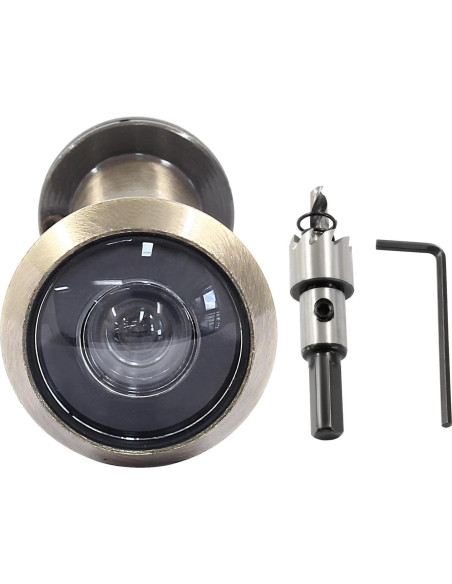 Mirilla de Puerta Waziaqoc Bronce Antiguo Ajustable 3.9-5.9cm