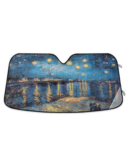 Protector Solar Parabrisas Qilmy Noche Estrellada 140x70cm