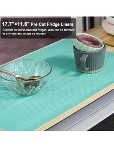 Forros de Refrigerador BOPART 12 Piezas Lavables 45x29 cm 2