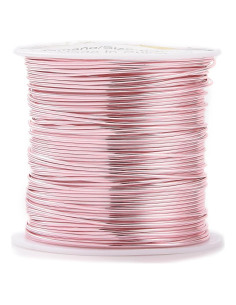 Alambre de Cobre 8m PH PandaHall 0.8mm Oro Rosa para Joyería