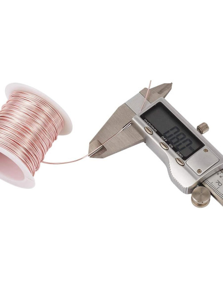 Alambre de Cobre 8m PH PandaHall 0.8mm Oro Rosa para Joyería
