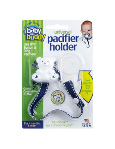 Clip para Chupete Baby Buddy Azul Marino Universal 18g