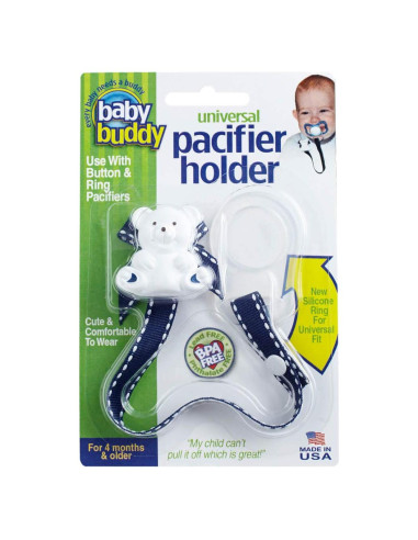 Clip para Chupete Baby Buddy Azul Marino Universal 18g